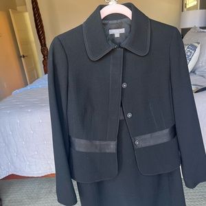 Classic black business suit